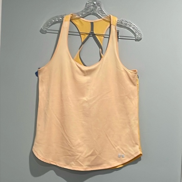 Under Armour Skeleton Two Tones Racer Back Tank Top Sz S - Picture 3 of 10